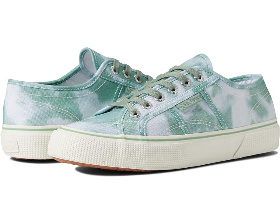 Кроссовки Superga 2490 Bold Tie-Dye, цвет Green Tie-Dye