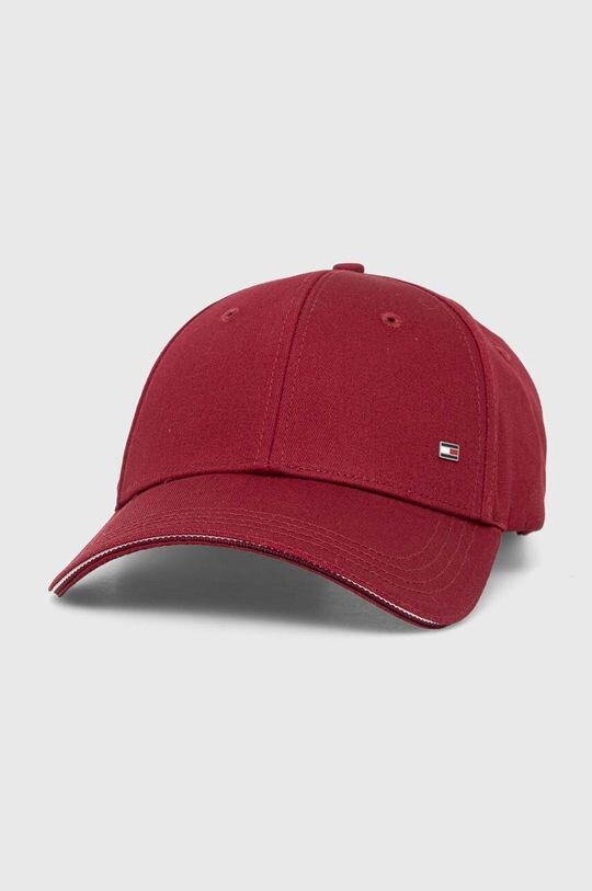 

Хлопковая бейсболка Tommy Hilfiger, гранат