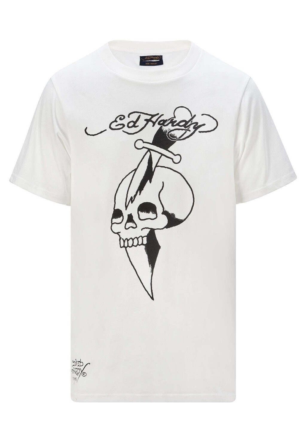 

Футболка с принтом Ed Hardy, белый