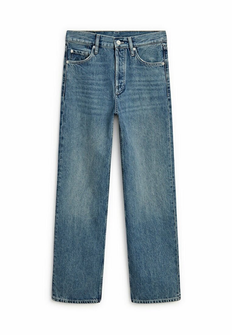 

Джинсы Straight Leg HIGH-WAIST Massimo Dutti, цвет light blue denim