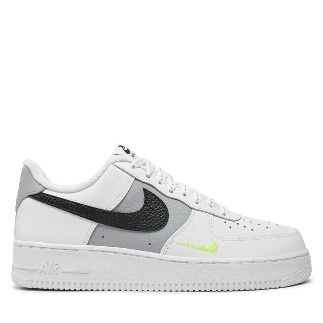 

Кроссовки Nike Air Force 1 '07 FQ2204 100 White/Black/Volt/Wolf Grey, белый