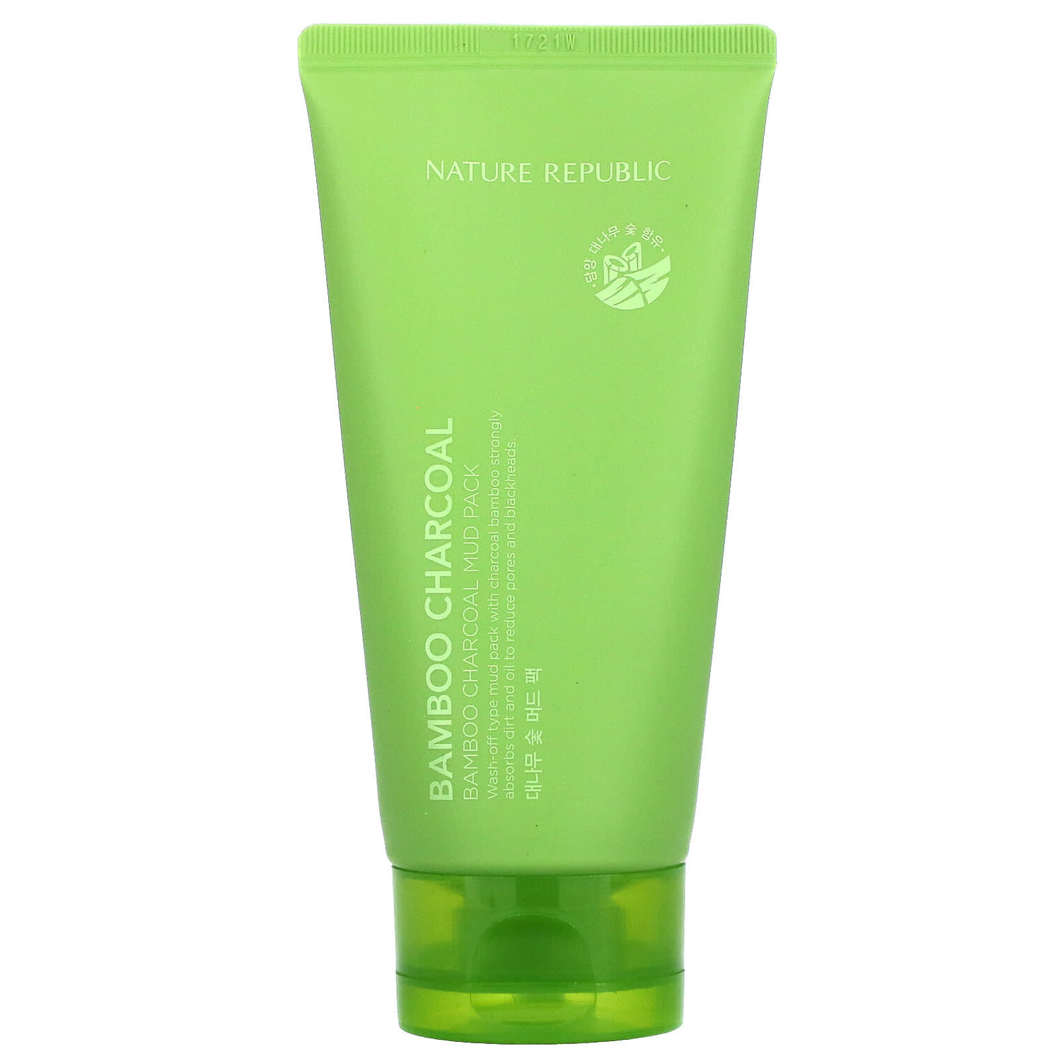 

Грязевая маска с бамбуковым углем, 150 г (5,29 унции), Nature Republic