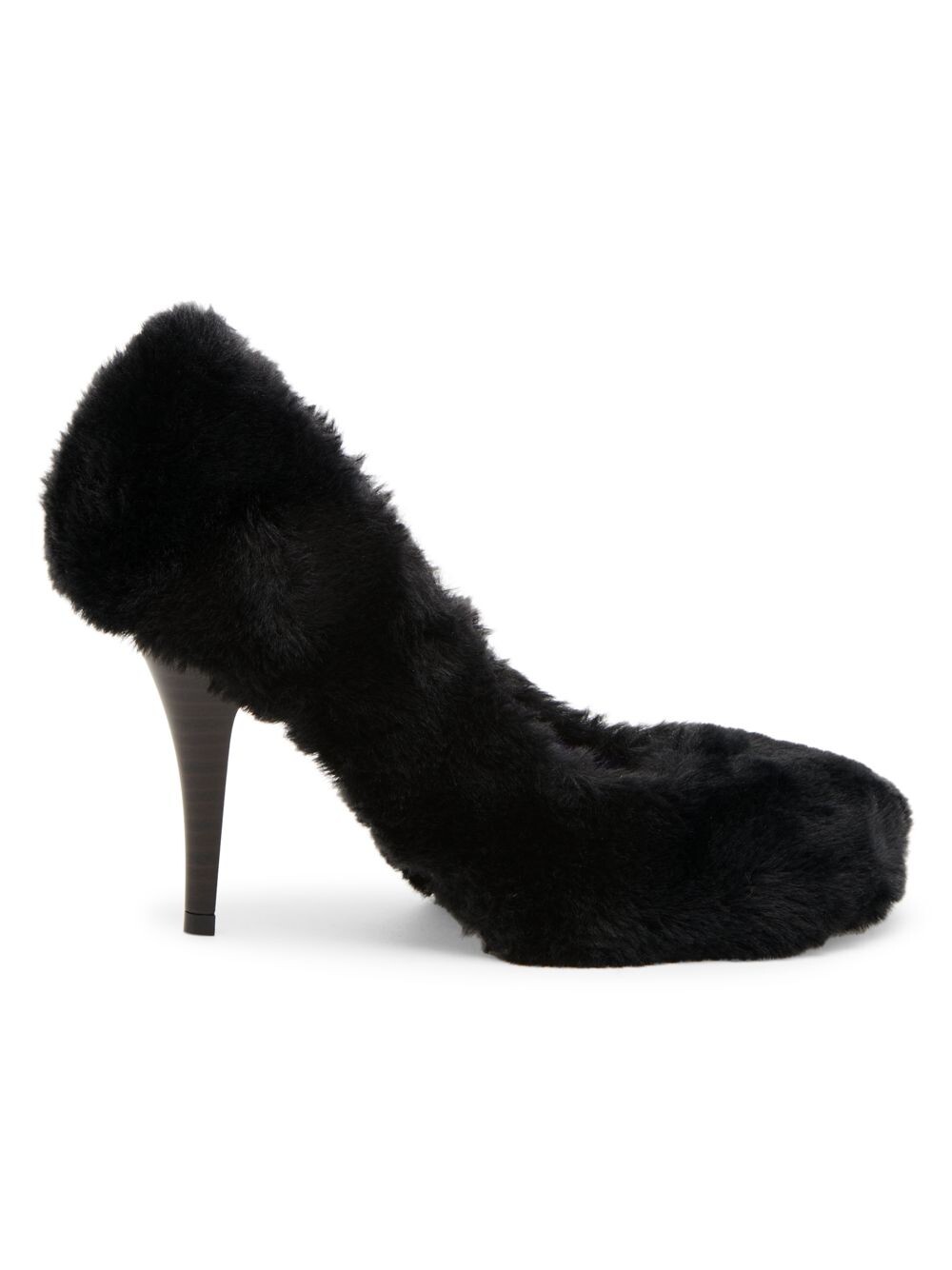 

Туфли-лодочки Ryder 95MM из искусственного меха Stella McCartney, черный