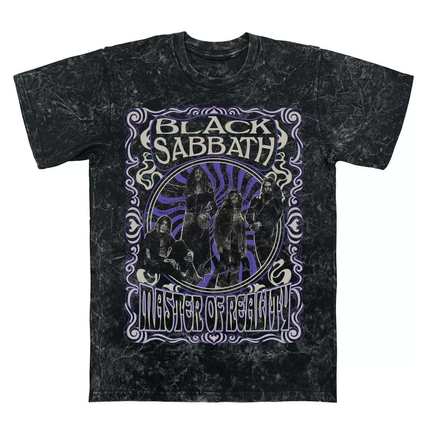 Мужская футболка Black Sabbath Master Of Reality с графическим рисунком, минеральная стирка Licensed Character виниловая пластинка black sabbath master of reality 5414939920806