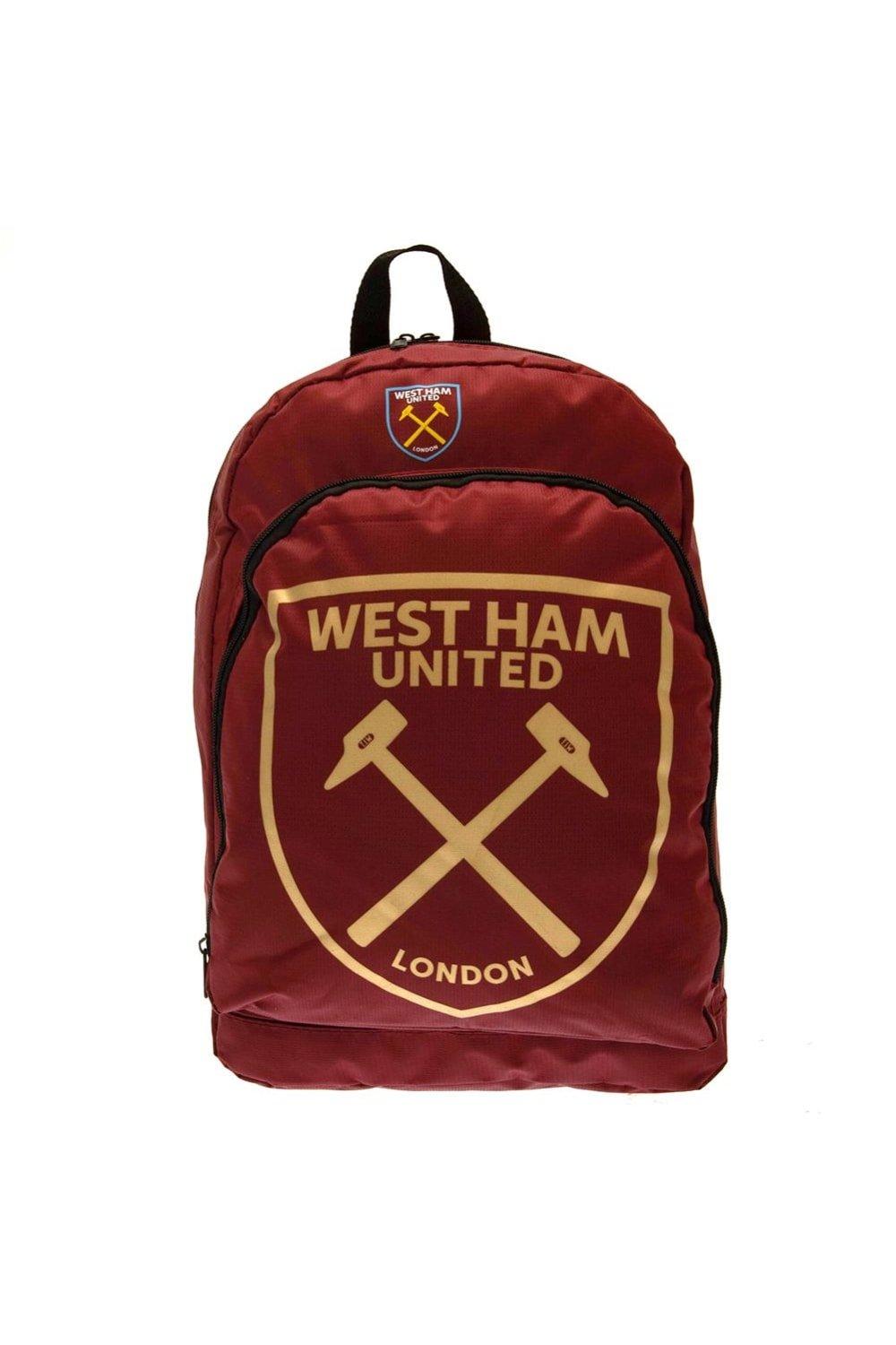 Рюкзак Color React Crest West Ham United FC, красный роскошные перчатки для сенсорного экрана west ham united fc серый