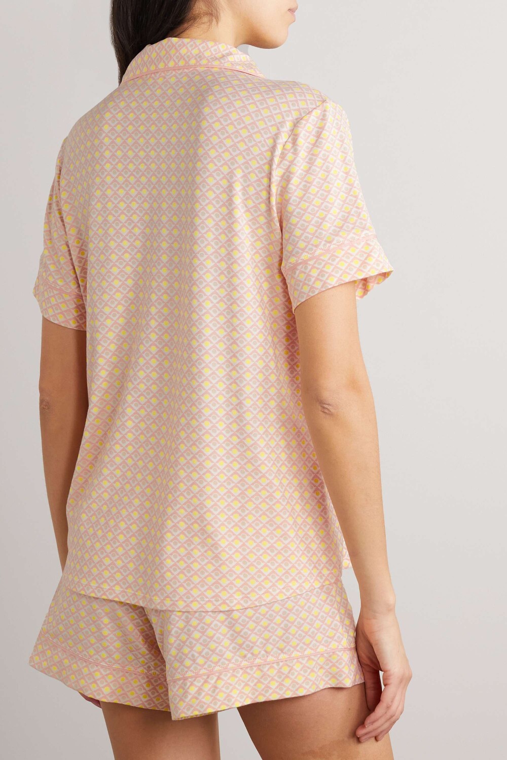 

EBERJEY Пижамный комплект из модала Gisele стрейч-TENCEL с принтом, розовый