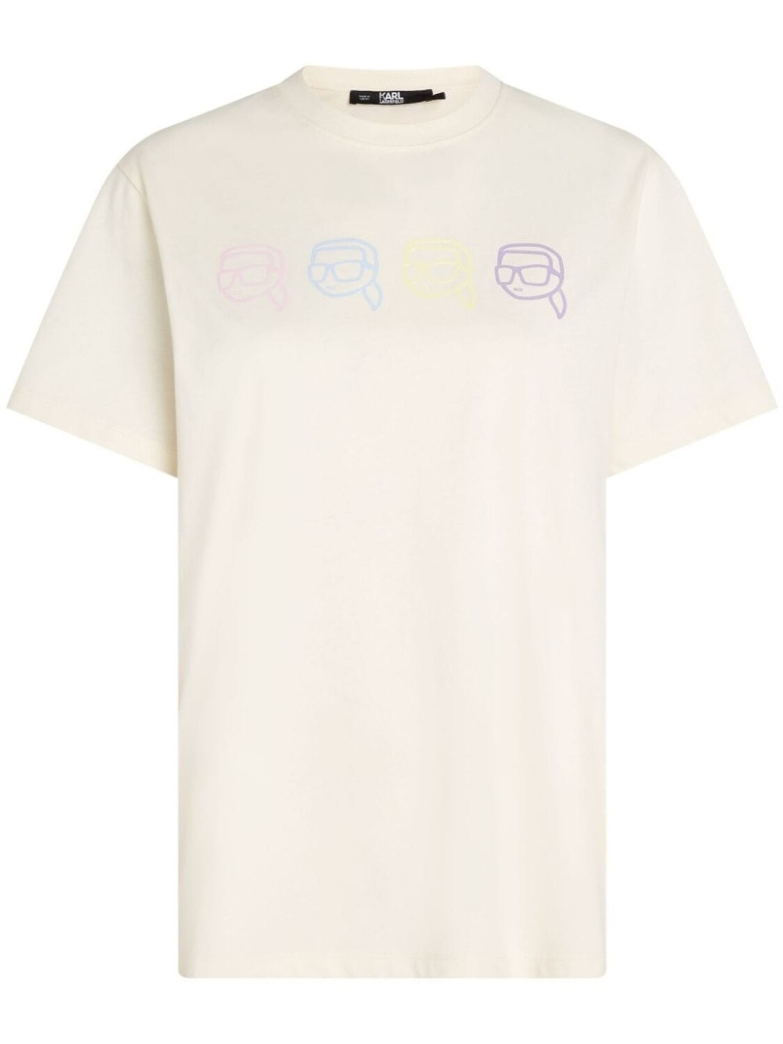 

Karl Lagerfeld футболка Ikonik Outline из органического хлопка, белый