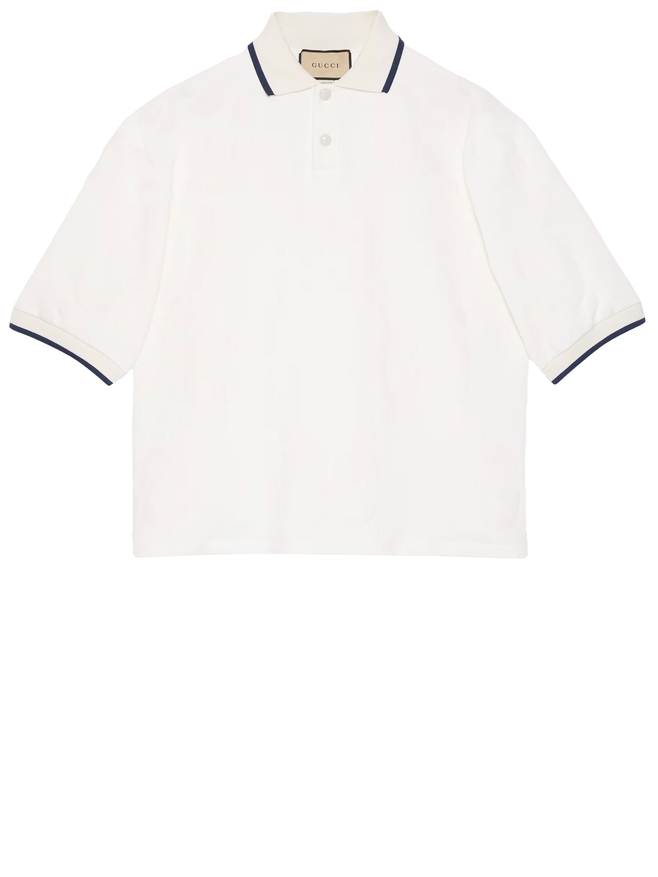Рубашка Gucci GG cotton polo, белый