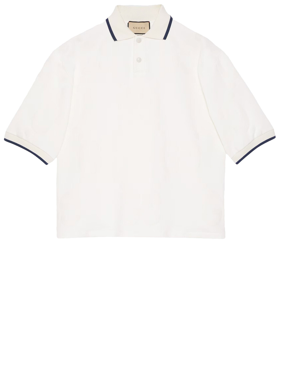 Рубашка Gucci GG cotton polo, белый