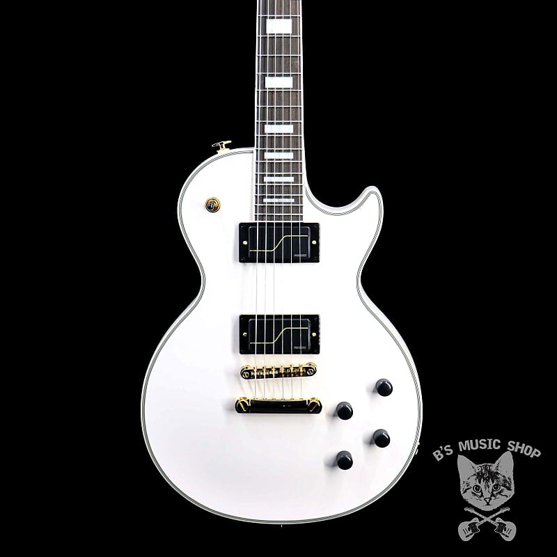

Epiphone Matt Heafy Origins Les Paul Custom в цвете Bone White с футляром Matt Heafy Origins Les Paul Custom in Bone White w/Case