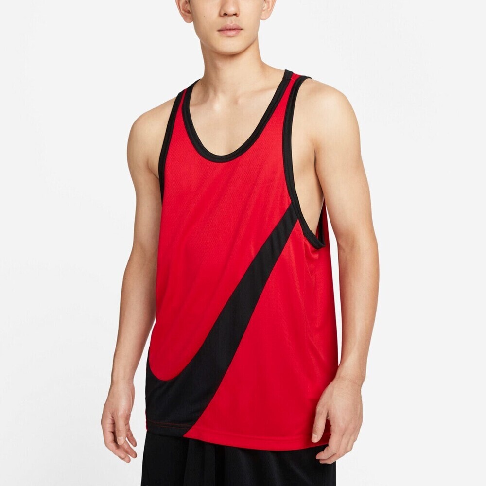 

Майка Nike Dri-Fit Basketball Crossover, красный/черный