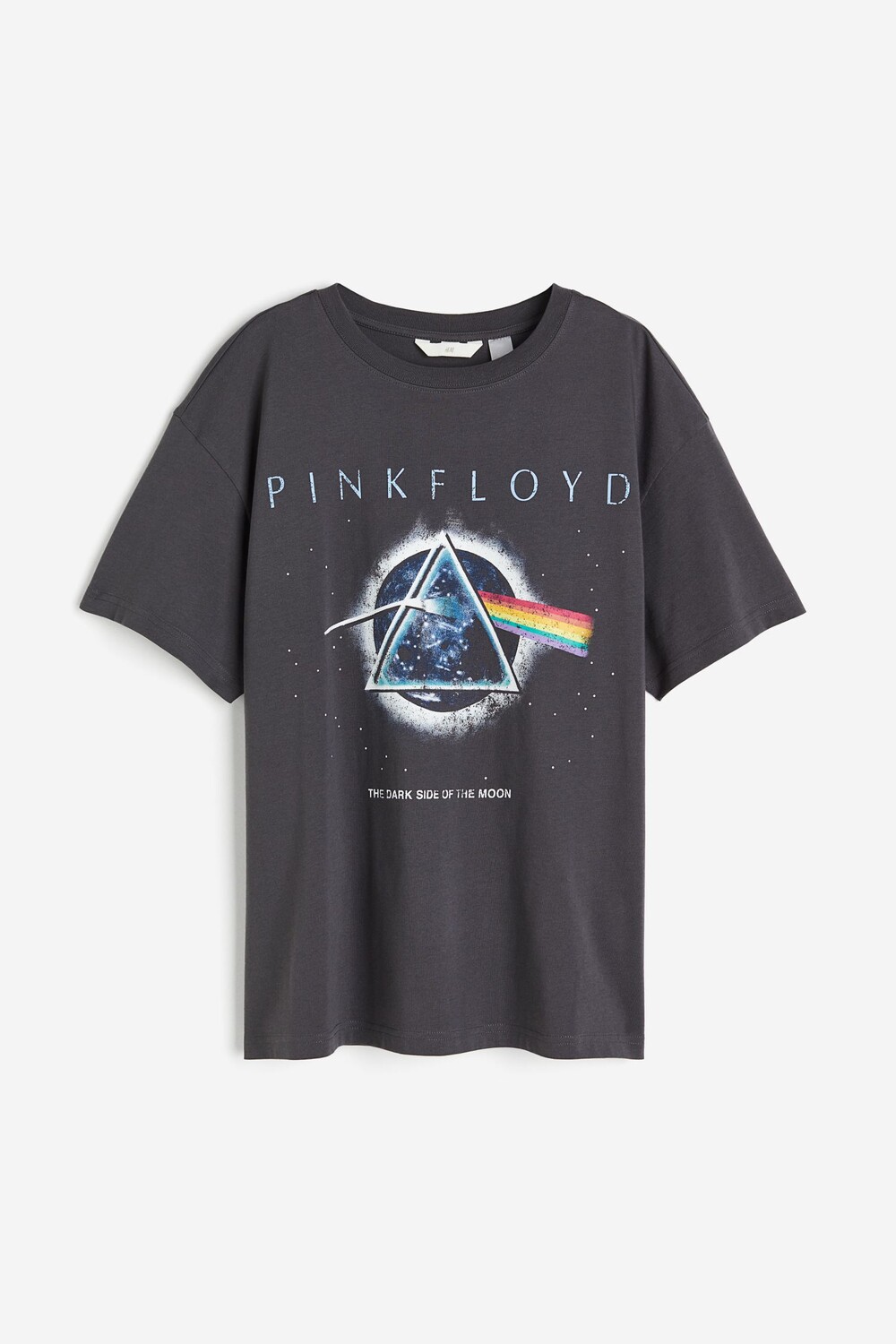 

Футболка H&M Printed Pink Floyd, темно-серый