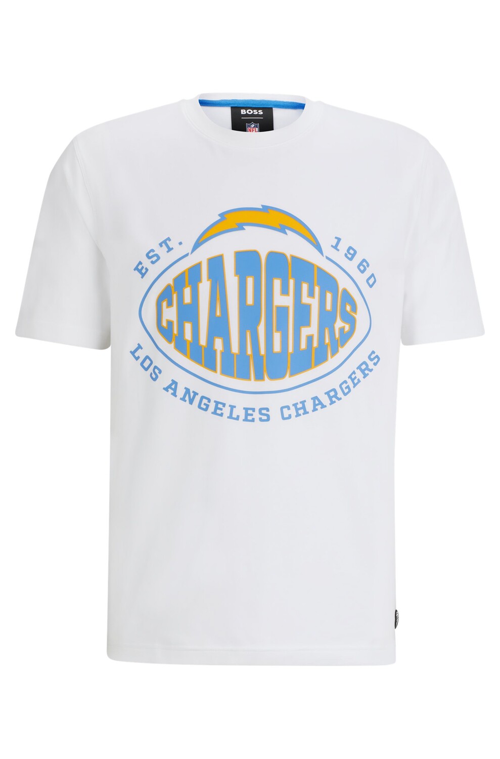

Футболка Boss X Nfl Stretch-cotton Collaborative Branding, Chargers