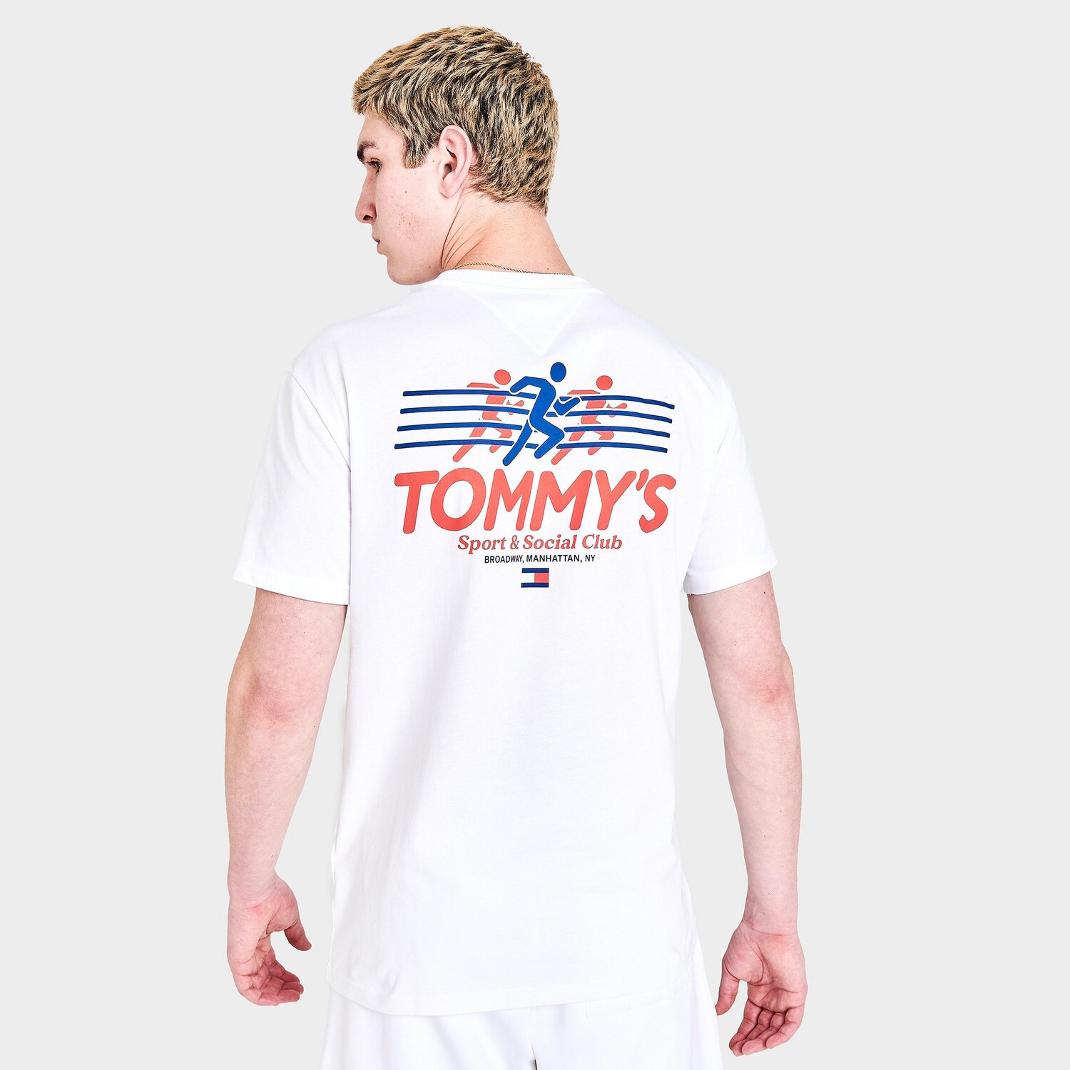 

Мужская футболка с логотипом спортивного клуба Tommy Jeans Sports Club Tommy Hilfiger, белый