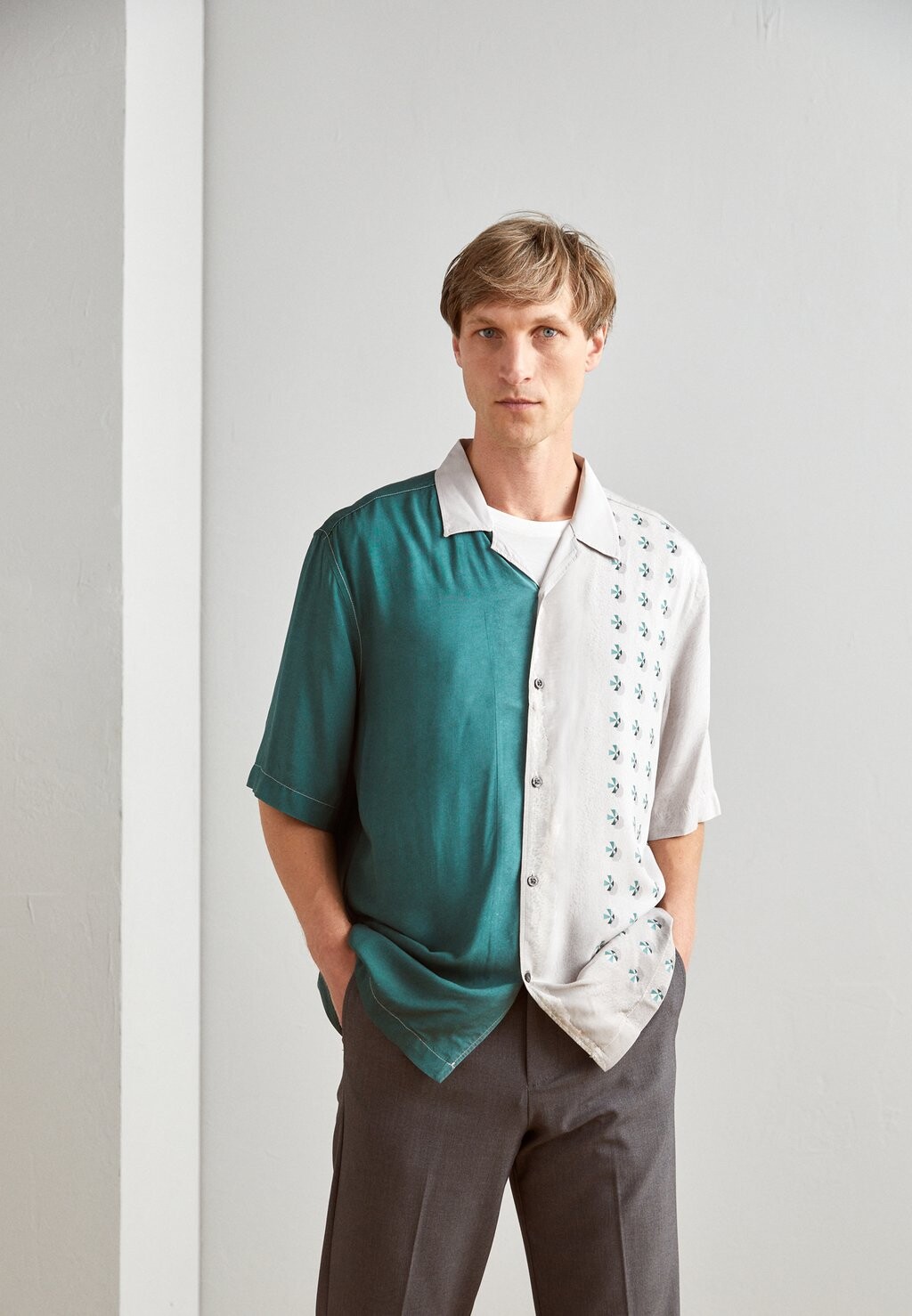 

Рубашка Cliro Strellson, цвет dark green