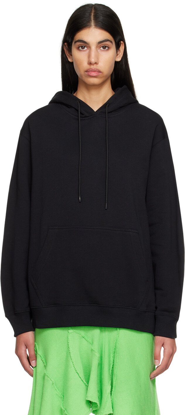 

Черный худи оверсайз MSGM