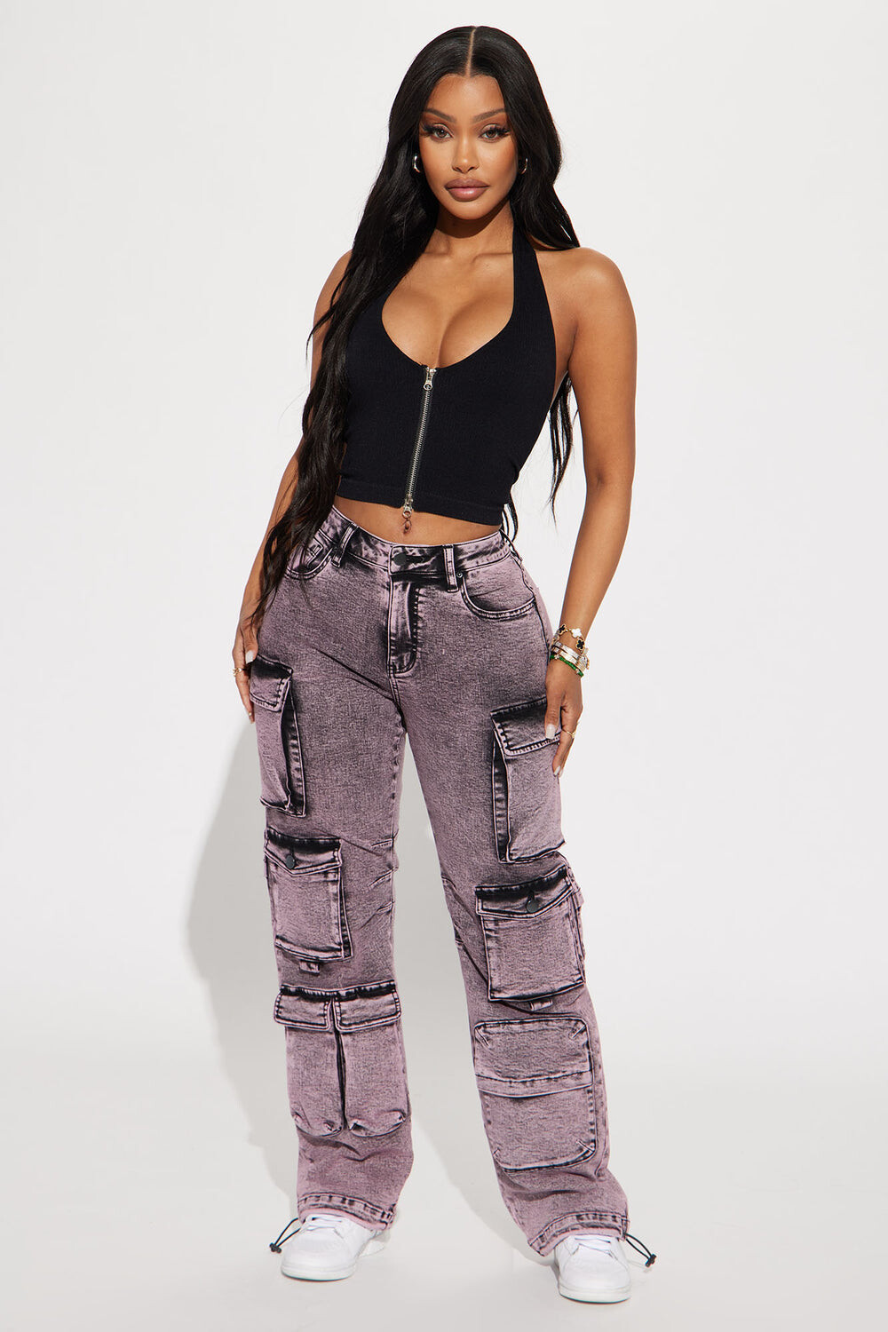 

Джинсы Fashion Nova FN22P63623, розовый