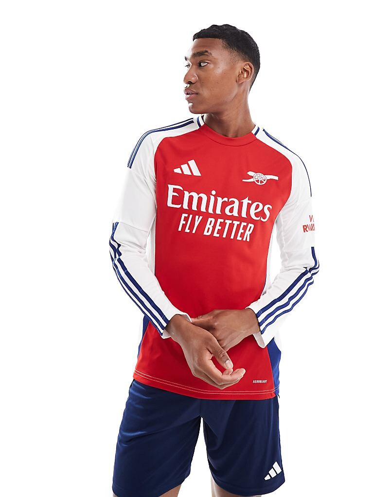 

adidas Football –Arsenal 24/25 Home – красная футбольная футболка с длинными рукавами