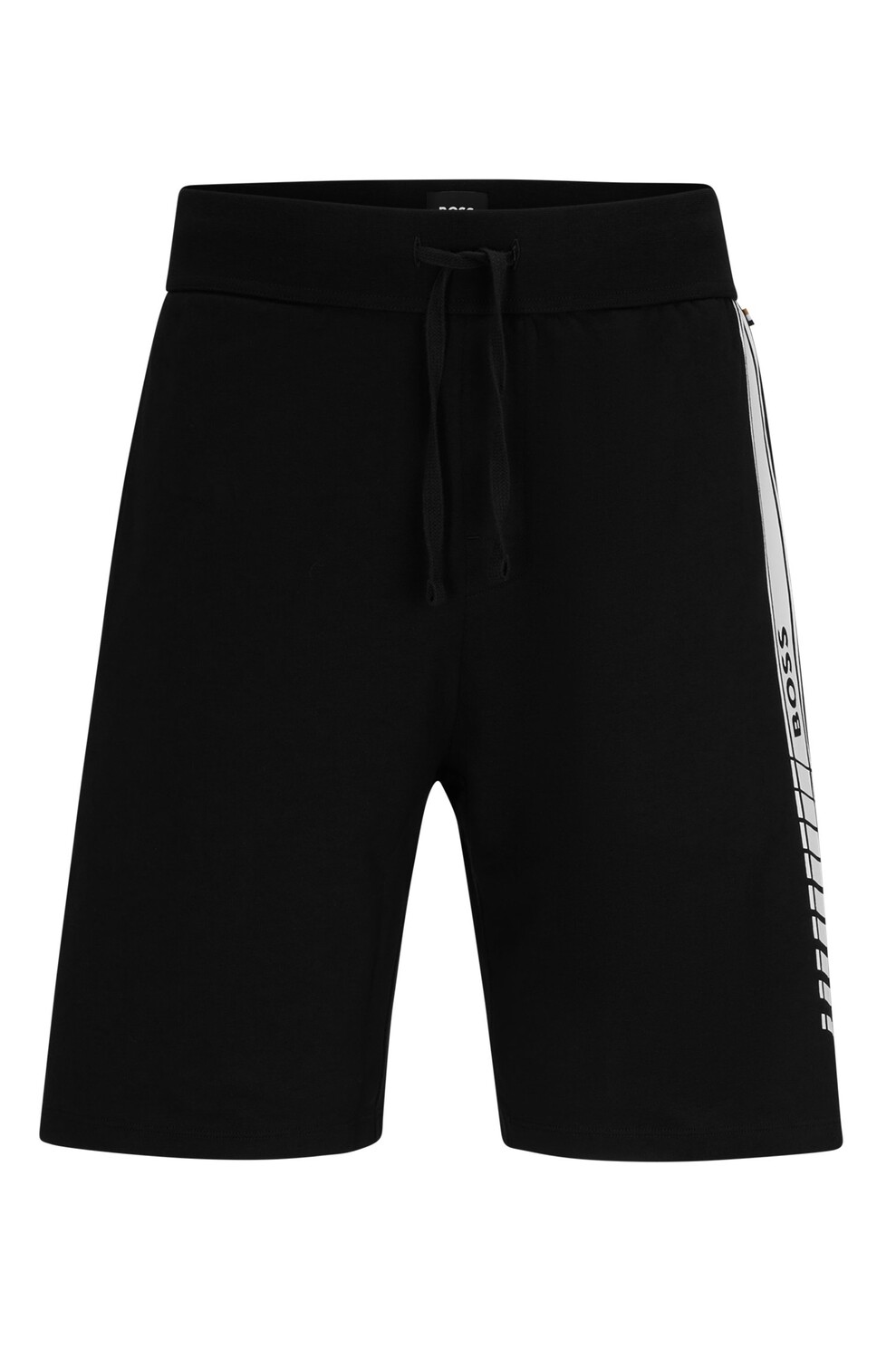 

Шорты Hugo Boss Cotton With Stripes And Logo, черный