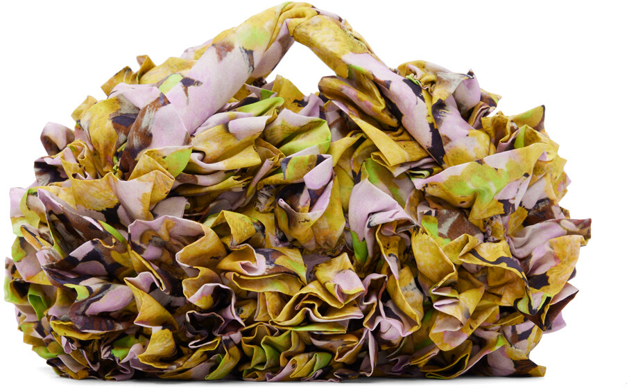 

Желтая сумка с рюшами Dries Van Noten