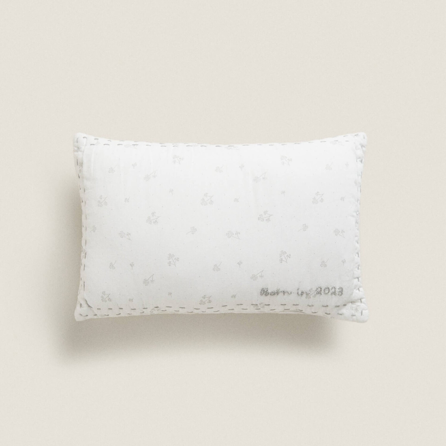

Подушка Zara Home Clover Cotton, серый
