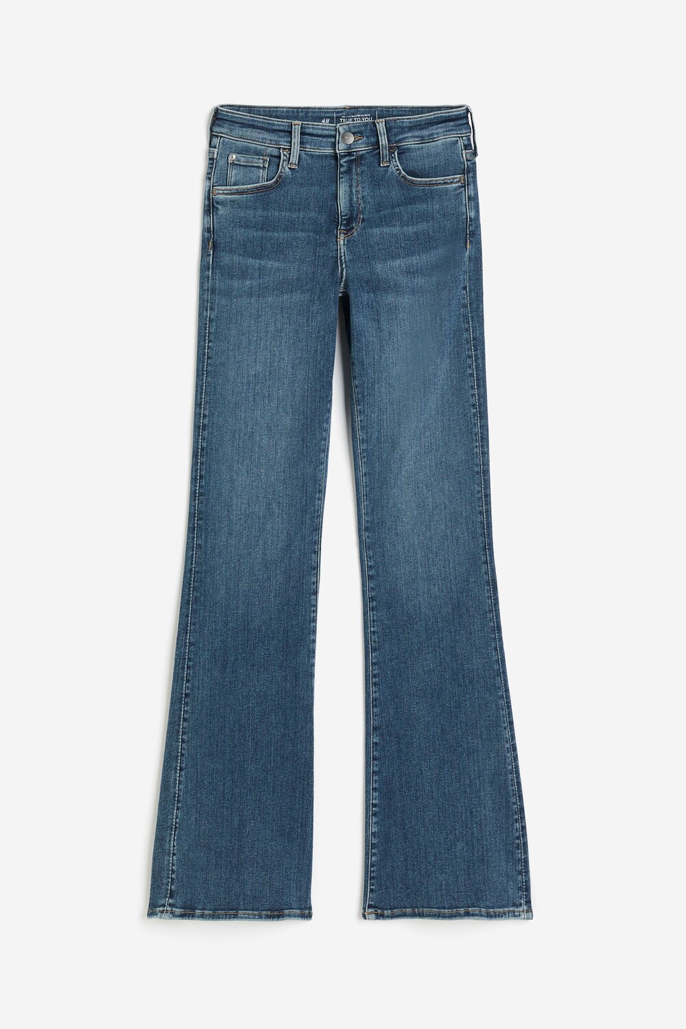 

Джинсы H&M True To You Flared High, синий