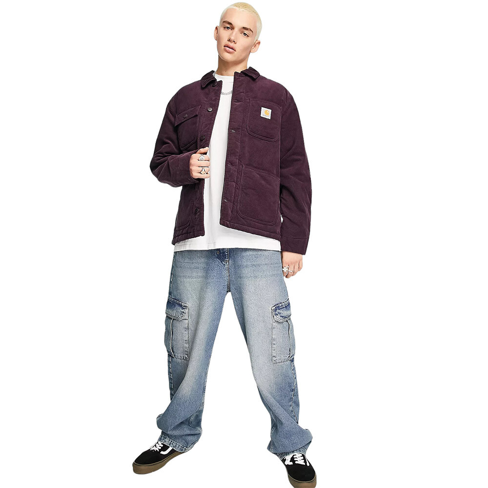 

Куртка Carhartt WIP Michigan Cord, темно-фиолетовый