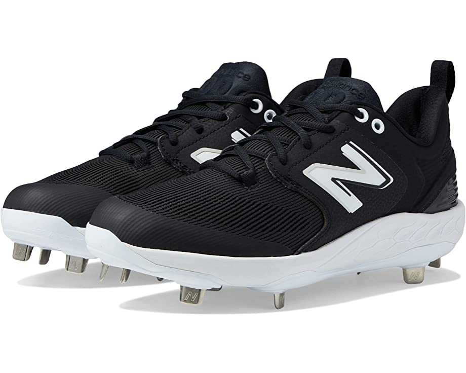 Мужские кроссовки New Balance Fresh Foam X 3000v6 Metal, черный/белый - фото