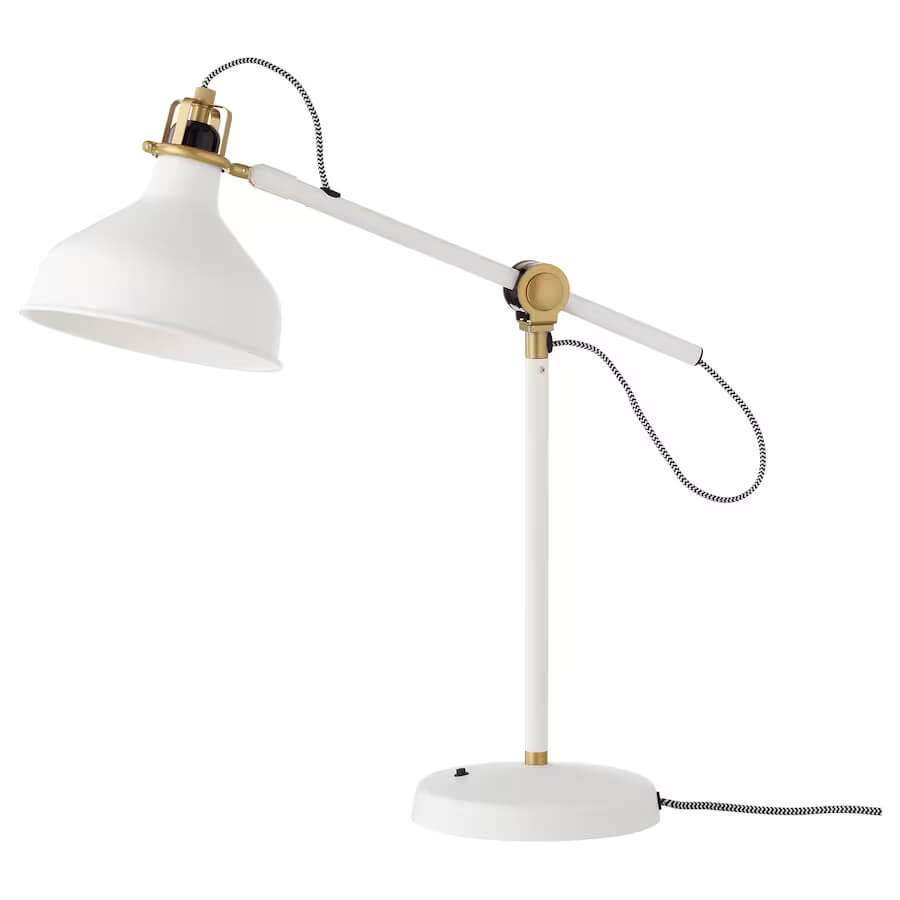 подвесной светильник ikea ranarp 23 см белый Рабочая лампа Ikea Ranarp, белый