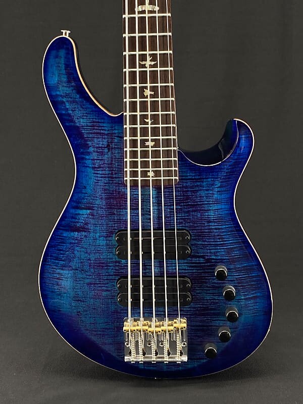 

PRS Gary Grainger 5-String в Violet Blue Burst с Ten Top