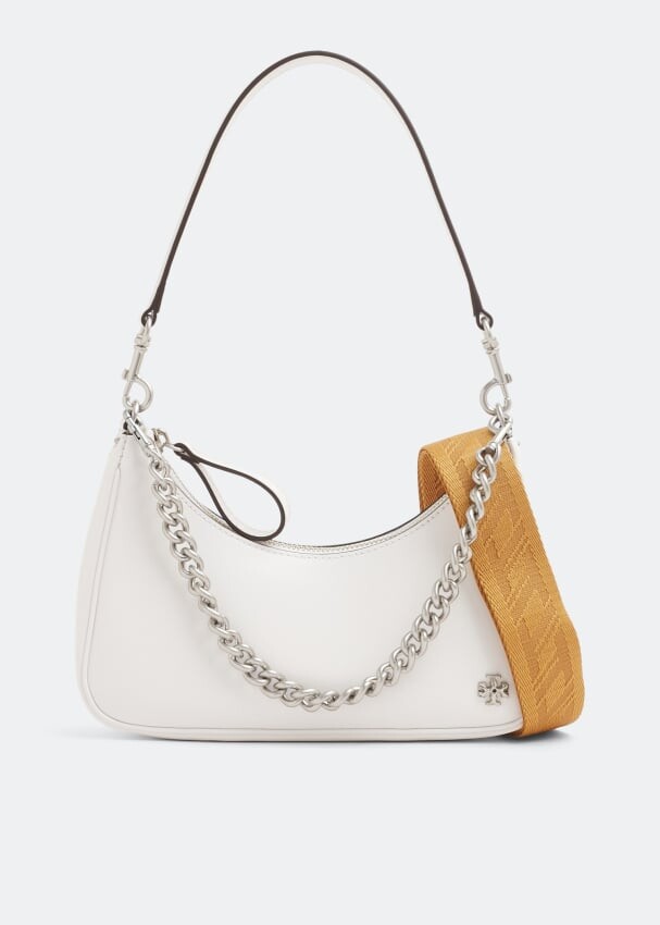 

Сумка TORY BURCH 151 Mercer small crescent bag, белый