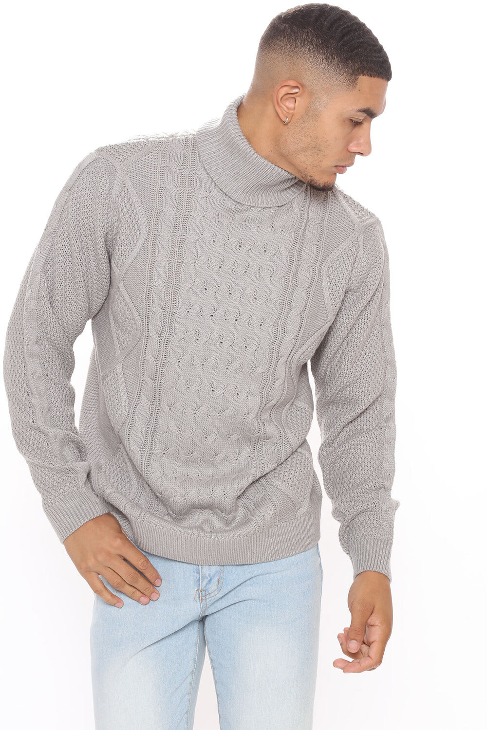 

Свитер Fashion Nova JUMZ013, серый
