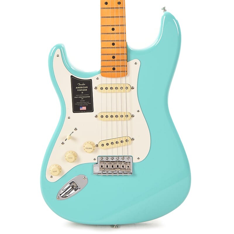 

Fender American Vintage II 1957 Stratocaster Sea Foam Green LEFTY