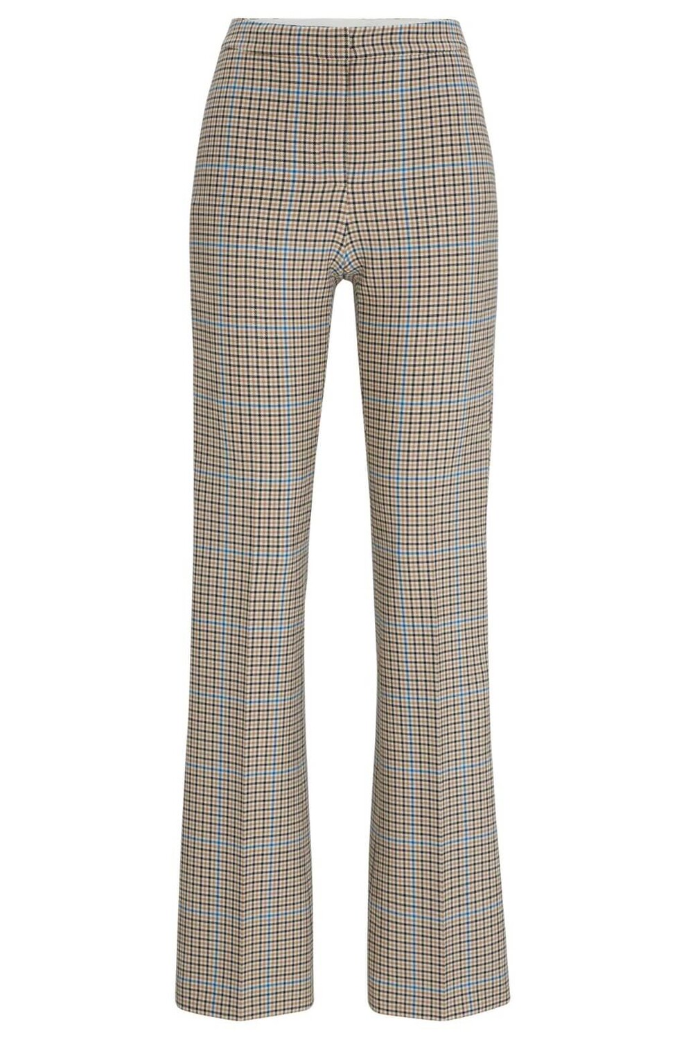 

Брюки Hugo Boss Regular Fit Checked Stretch, бежевый