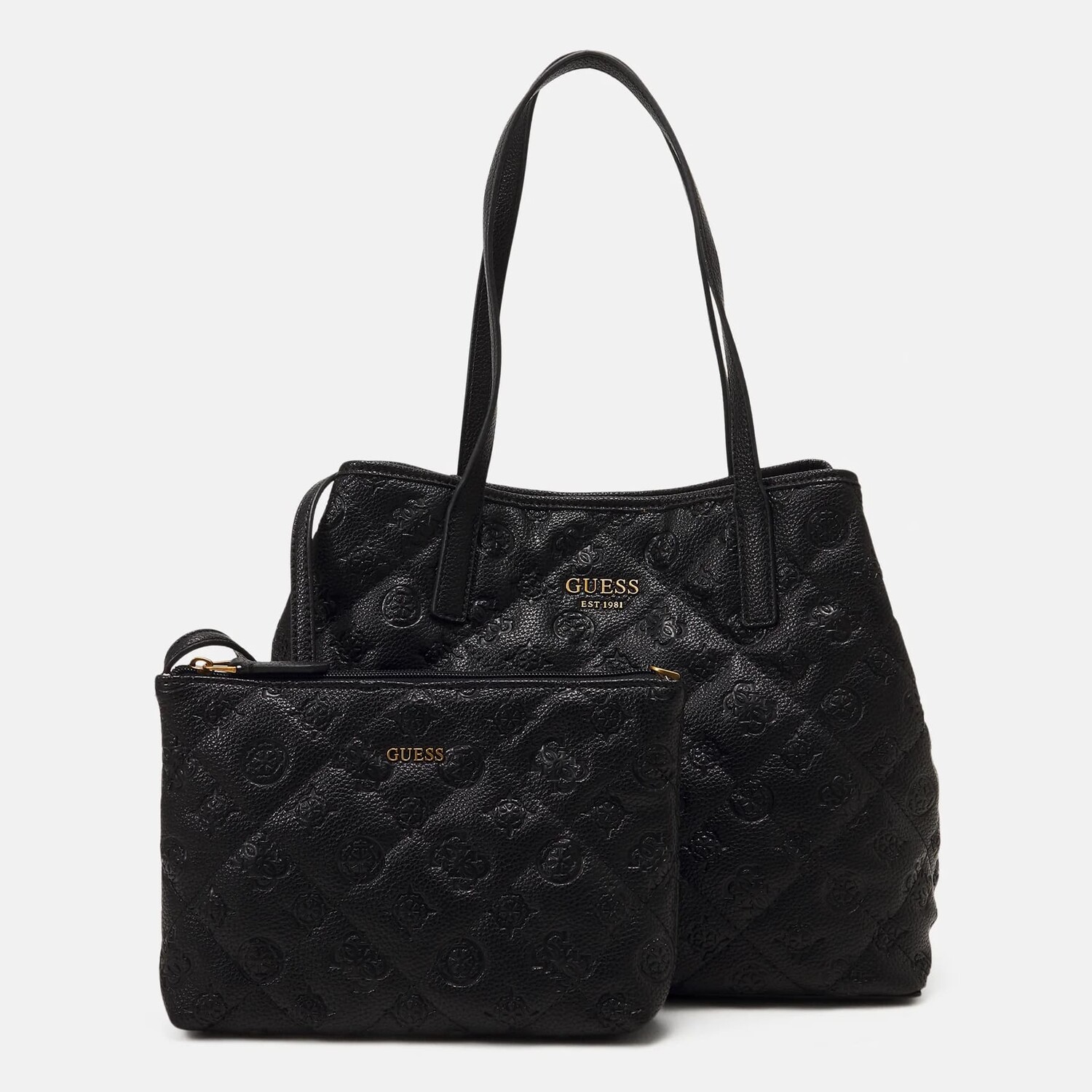 

Комплект сумок Guess Vikky 4G Peony Logo, 2 предмета, черный
