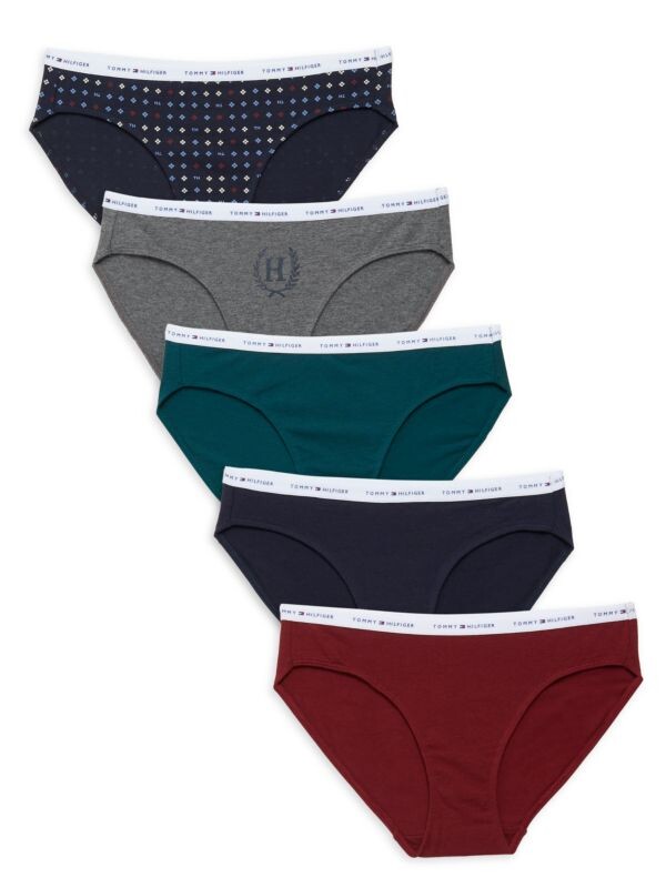 

Набор из 5 трусиков бикини с логотипом Tommy Hilfiger Laurel surf