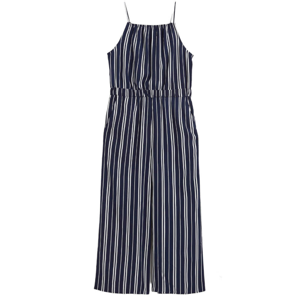 

Комбинезон H&M Striped Printed Crop, синий