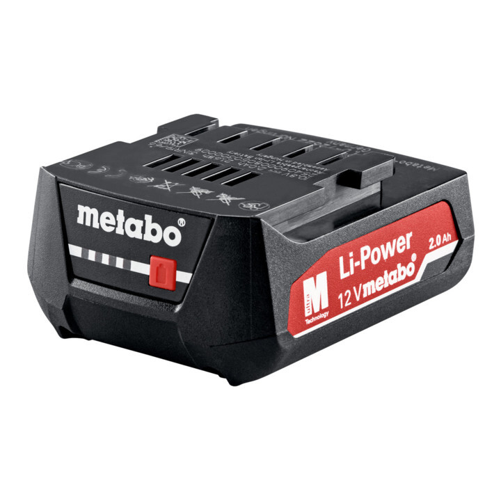 

Аккумуляторный блок Metabo 12 В, 2,0 Ач, Li-Power, "ВОЗДУШНОЕ ОХЛАЖДЕНИЕ"