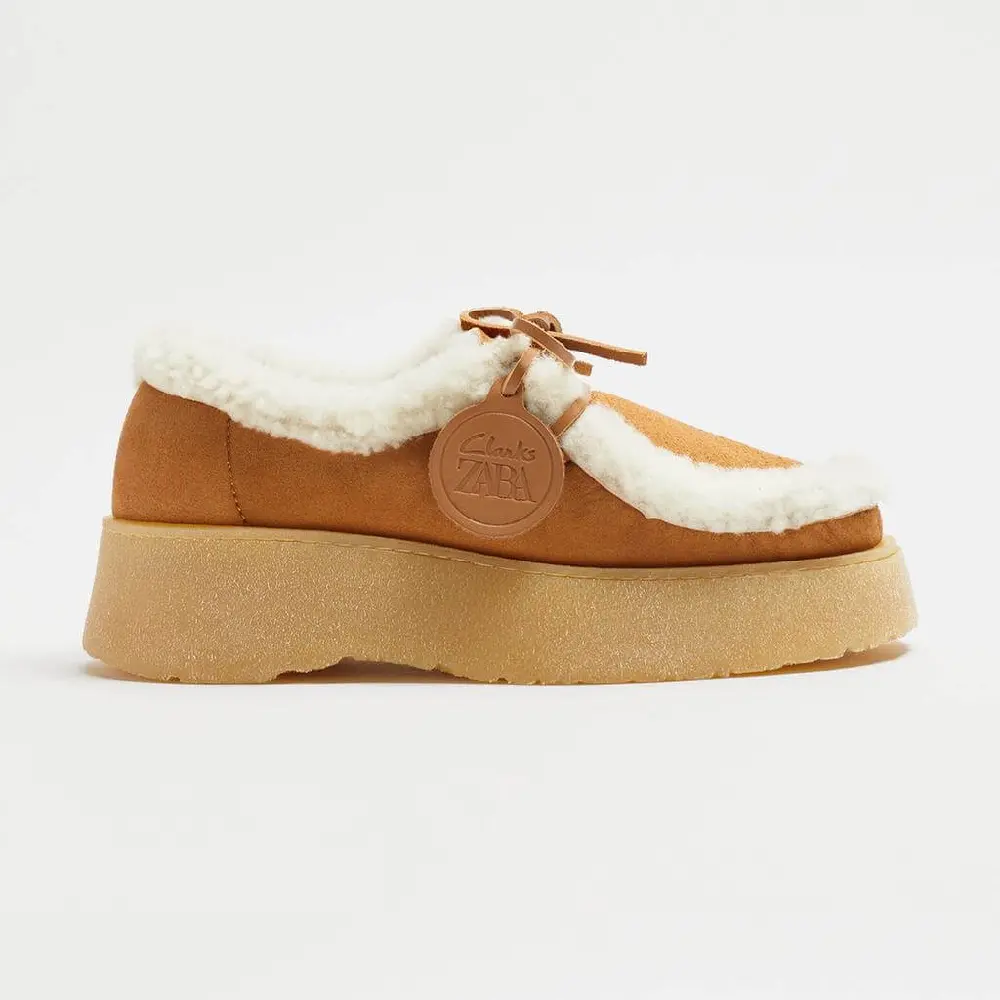 

Ботинки Clarks X Zara Leather, коричневый