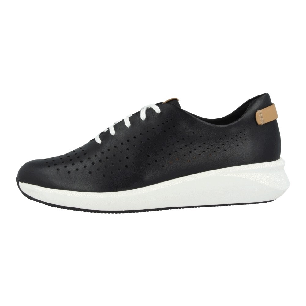 

Кроссовки Clarks Unstructured Un Rio Tie, black leather