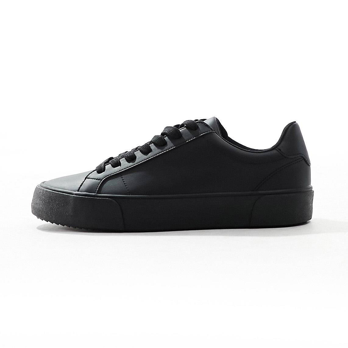

Кеды Pull&Bear Basic Lace Up, черный