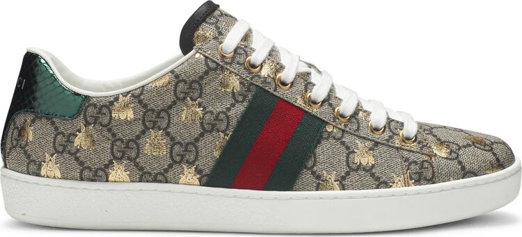 

Кроссовки Gucci Wmns Ace GG Supreme Bees, коричневый