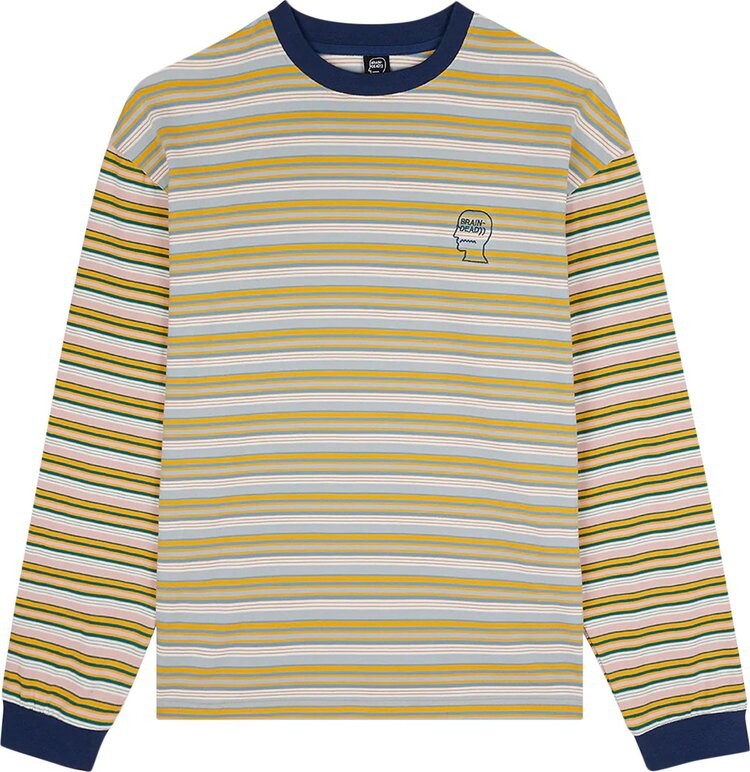 

Лонгслив Brain Dead Nineties Blocked Striped Long-Sleeve 'Navy', синий