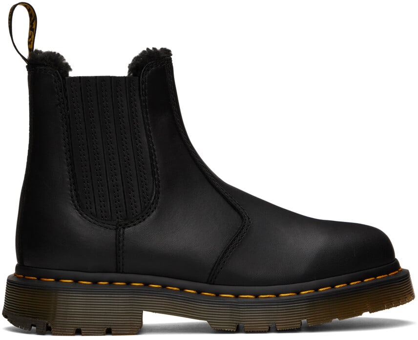 

Черные ботинки челси 2976 WinterGrip Dr. Martens, Черный