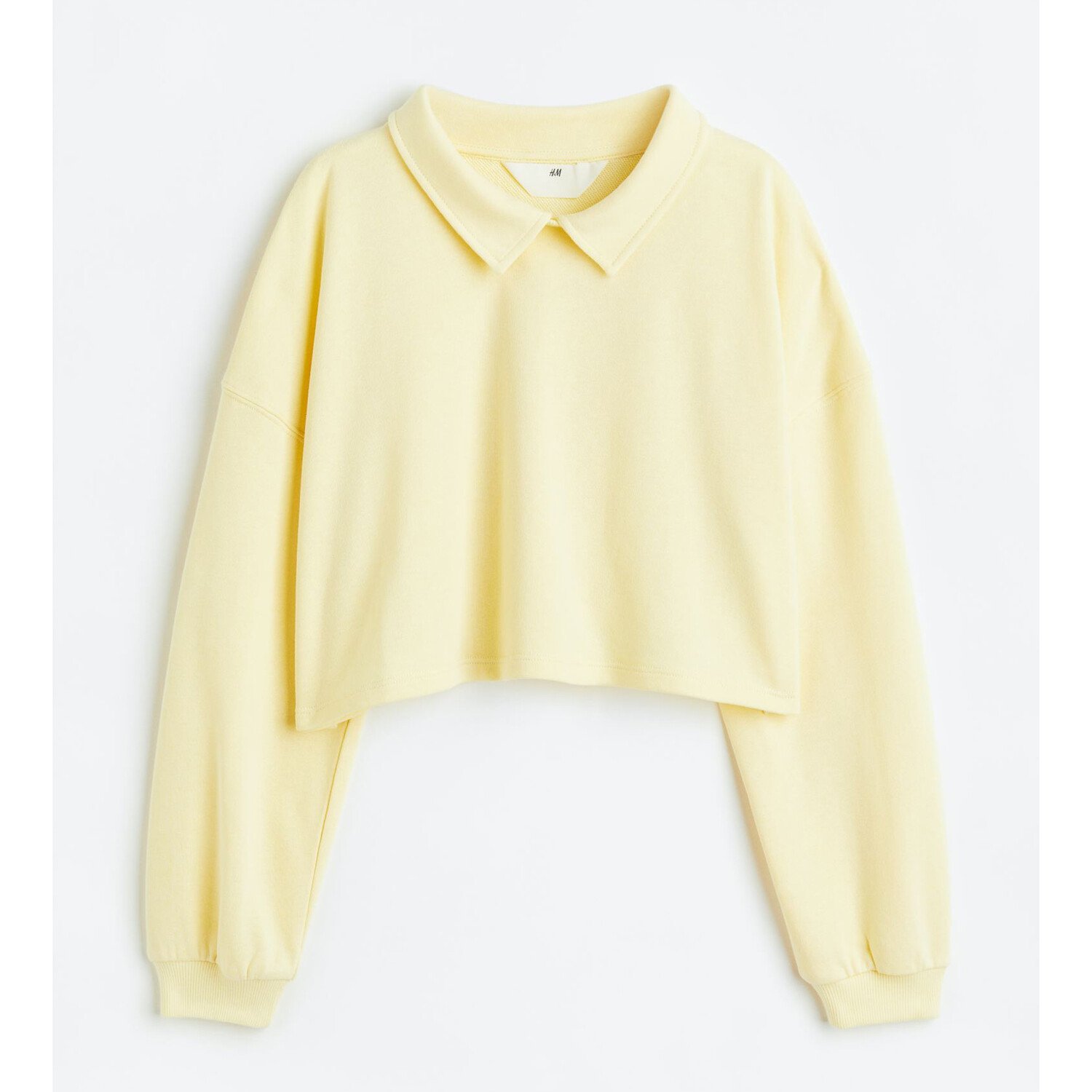 

Толстовка свободного кроя H&M Solid-color, cветло-желтый