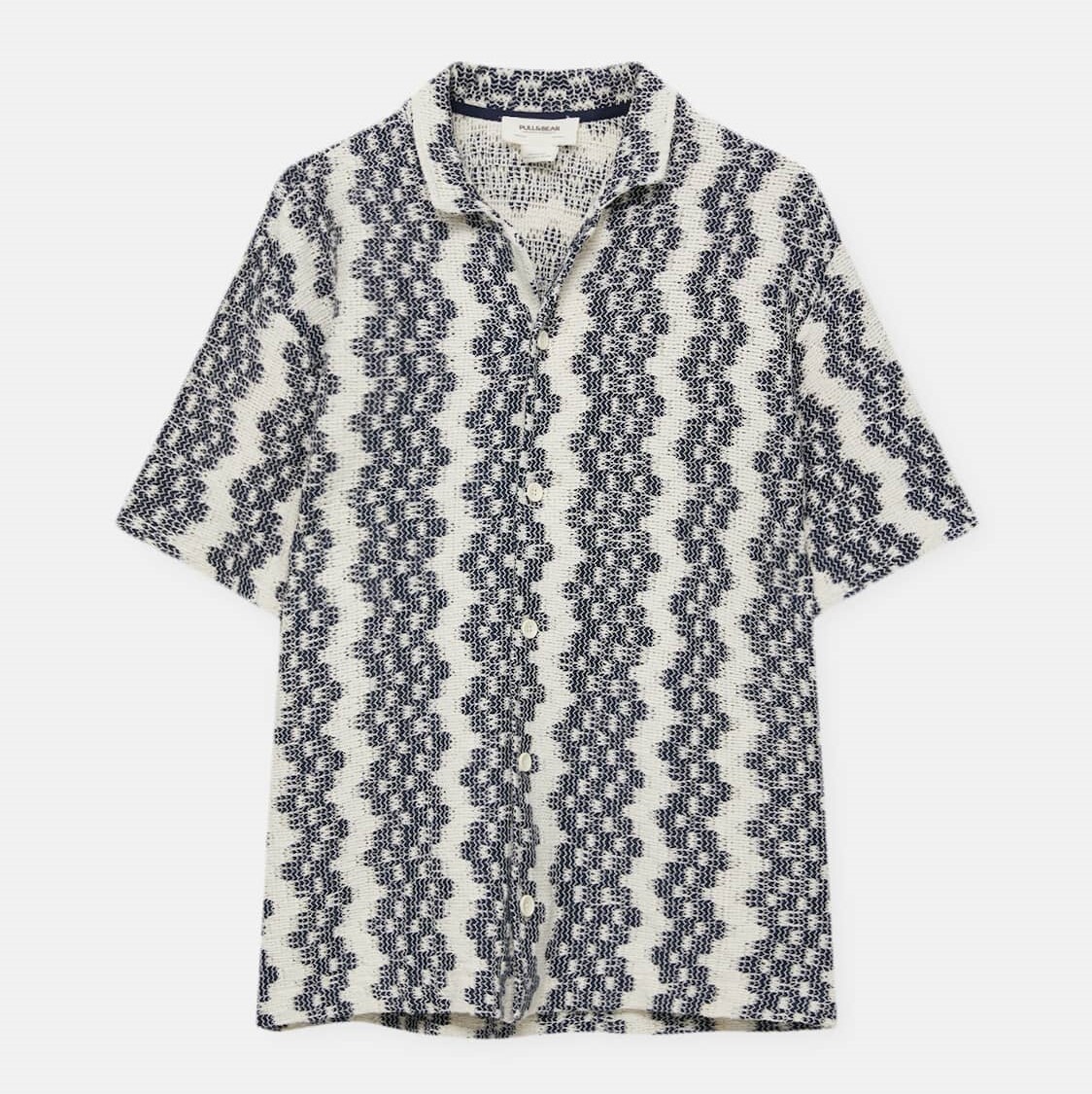 

Рубашка Pull&Bear Short Sleeve Rustic, белый