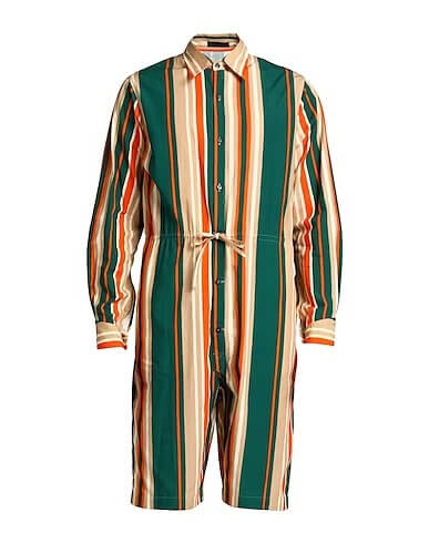 

Комбинезон Prada Stripe, зеленый/бежевый/оранжевый