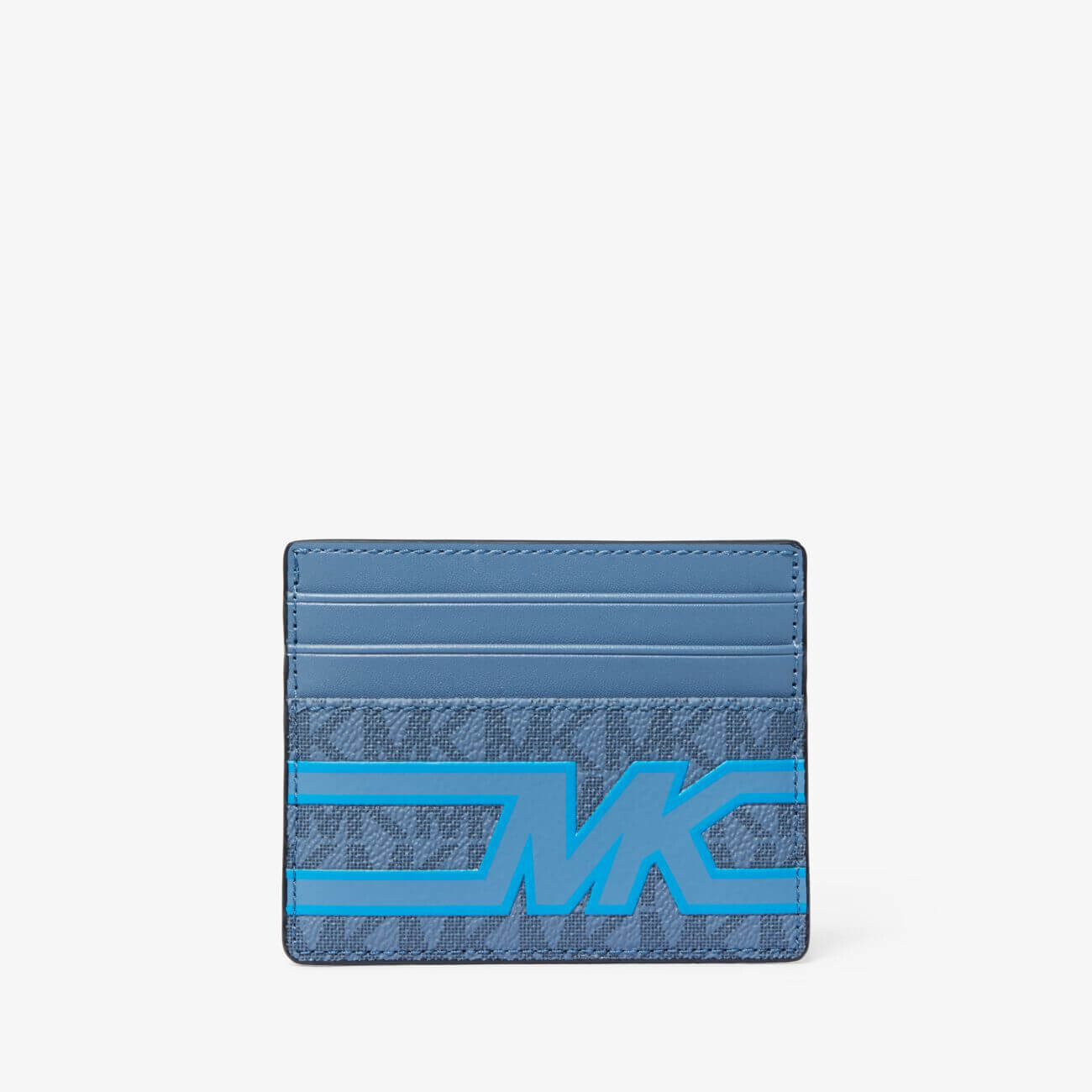

Картхолдер Michael Kors Cooper Graphic Logo Tall, синий/голубой