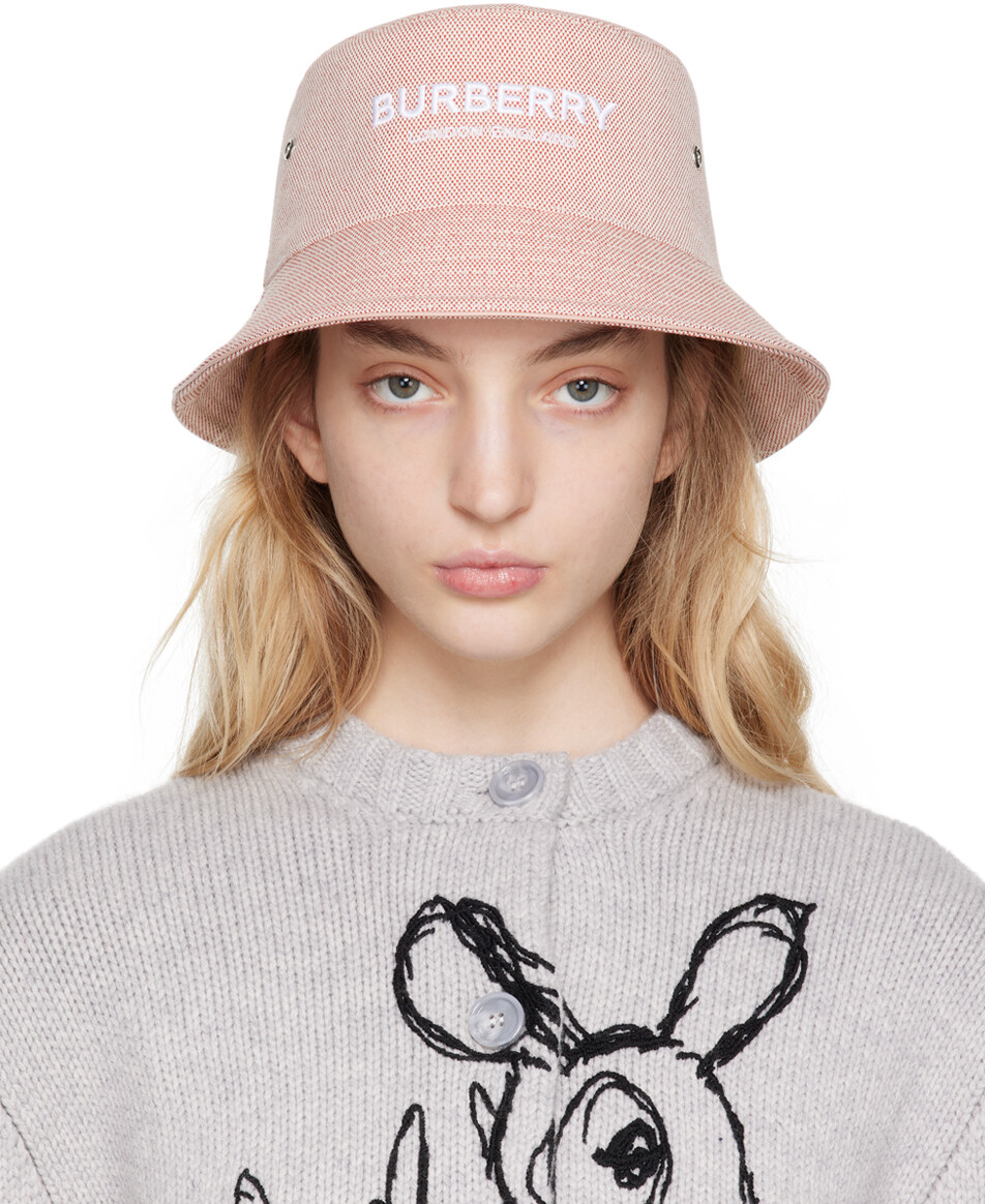 

Панама Red & Off-White с вышивкой Burberry
