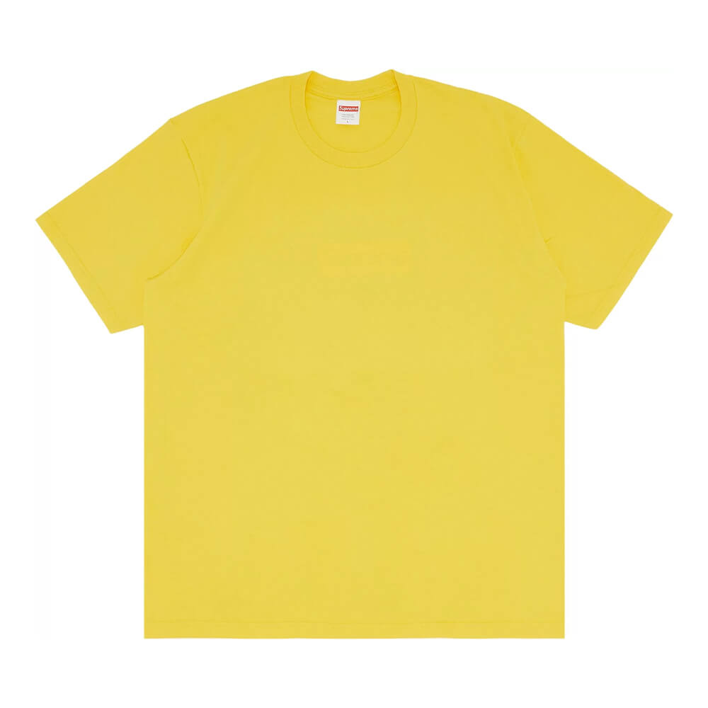 Футболка Supreme Tonal Box Logo, жёлтый футболка supreme tonal box logo жёлтый